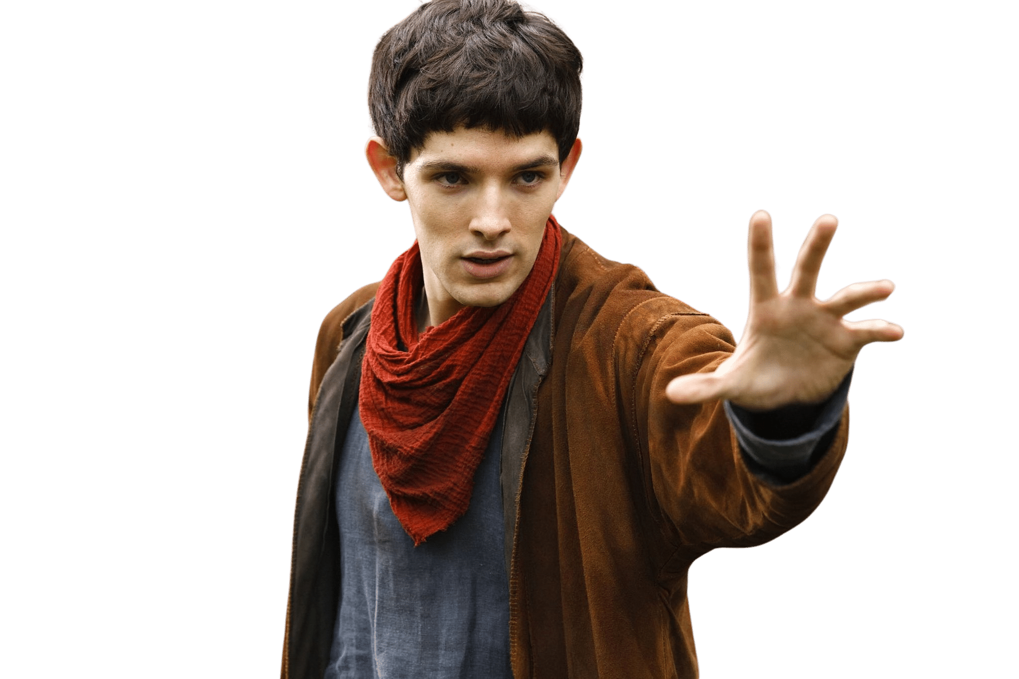 Comment l'humour est-il intégré au drame fantastique dans "Merlin" ?