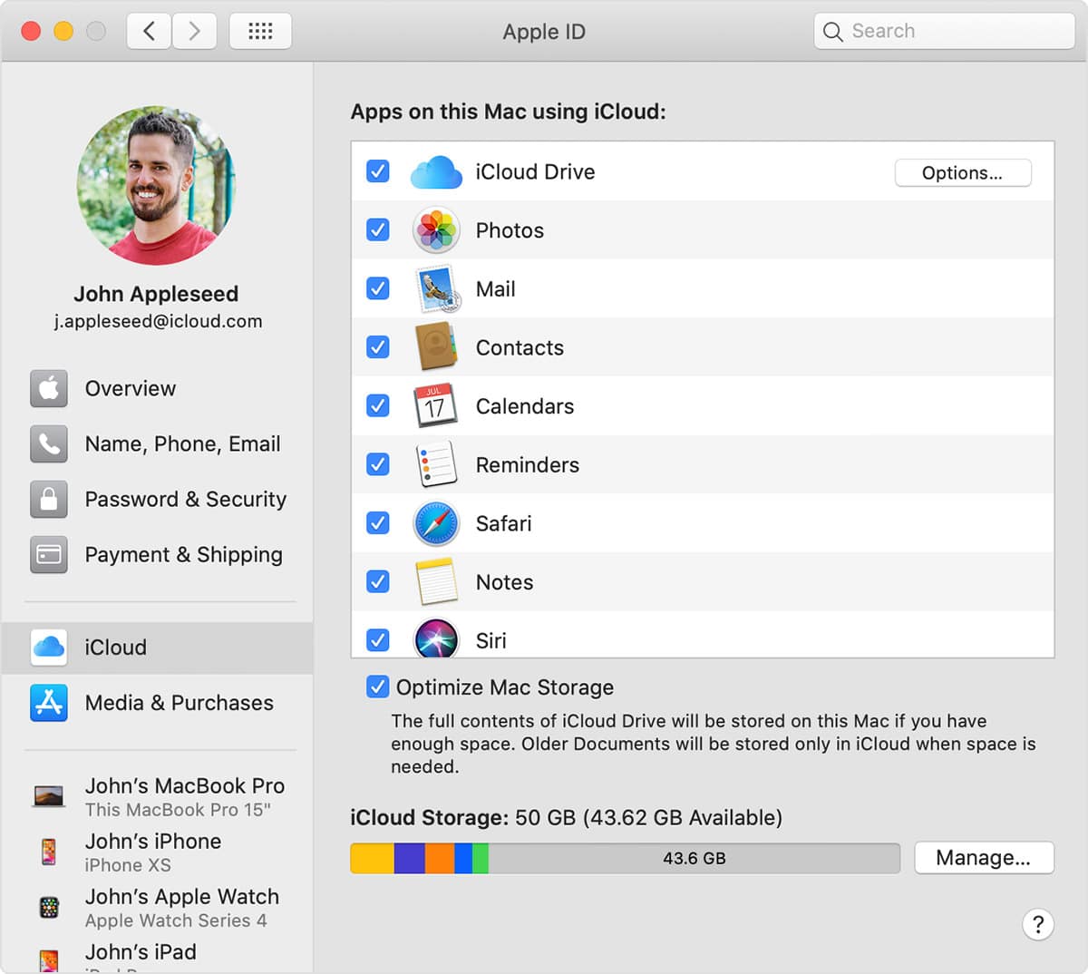 Par défaut, MacOS comme iOS synchronisent toutes vos données dans iCloud